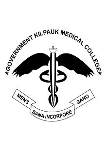 Government Kilpauk Medical College (GKMC) Logo